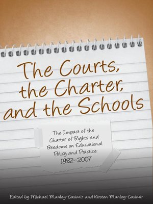 cover image of The Courts, the Charter, and the Schools
